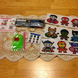Mini Diamond Painting set, Superheroes